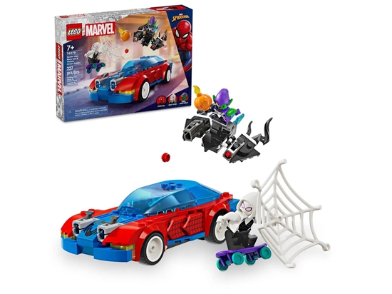 Изображение LEGO MARVEL 76279 SPIDER-MAN RACE CAR & VENOM GREEN GOBLIN