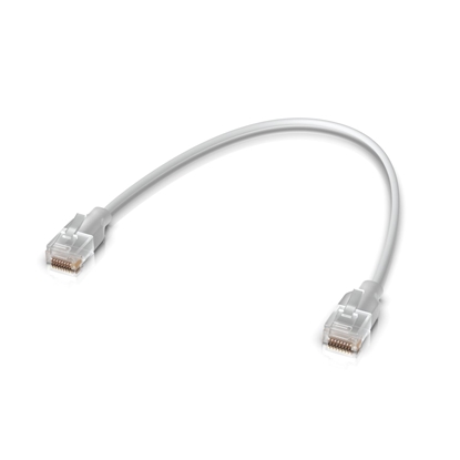 Picture of UBIQUITI NANO-THIN PATCH CABLE WITH 2.5 GBE SUPPORT DESIGNED TO SHOW ETHERLIGHTING� EFFECTS / 0.3 M