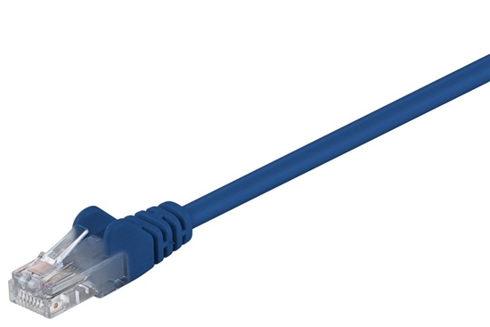 Picture of Goobay | 68385 | CAT 5e patch cable, U/UTP, blue, 7.5 m