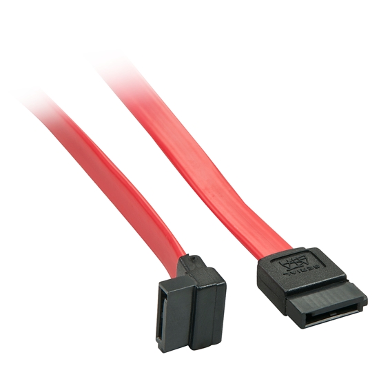 Picture of Lindy 0.7m Internal SATA III cable, 90°