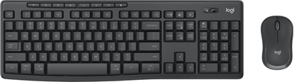 Picture of Logitech MK370 Combo for Business keyboard Mouse included RF Wireless + Bluetooth QWERTY Nordic Graphite