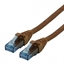 Picture of ROLINE UTP Patch Cord Cat.6A, Component Level, LSOH, brown, 10.0 m