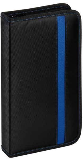 Picture of Vivanco CD/DVD wallet for 48, black/blue (31791)