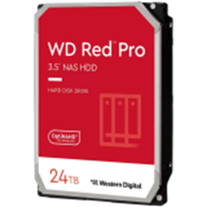 Picture of HDD|WESTERN DIGITAL|Red Pro|24TB|SATA|512 MB|7200 rpm|3,5"|WD240KFGX