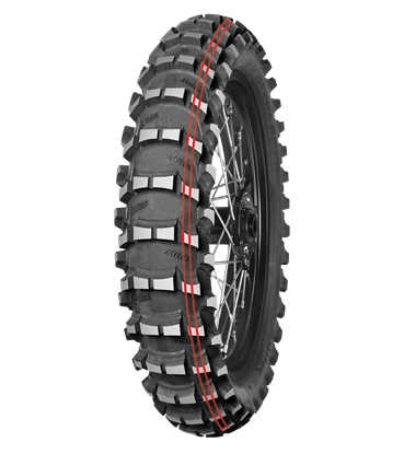 Attēls no 110/90-19 MITAS TERRA FORCE-MX SAND 2 62M TT red