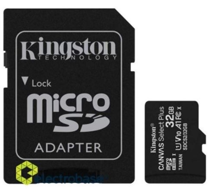 Attēls no 32GB Meža | Medību kameras Atmiņas karte MICRO SD ar SD adapteri, SDHC, CLASS 10 (KINGSTON)