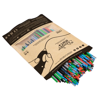 Attēls no 3Doodler Primary Pow Mixed Bag 250 Compostable plastic Blue, Green, Grey, Red 1 g