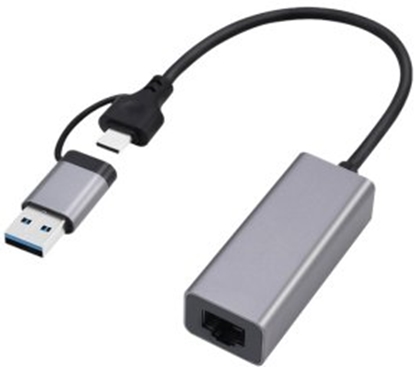 Attēls no Adapteris Gembird USB 2.5G Gigabit Network Adapter Space Grey