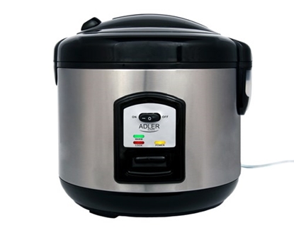 Attēls no Adler AD 6418 Rice cooker Black, Stainless steel 1000 W