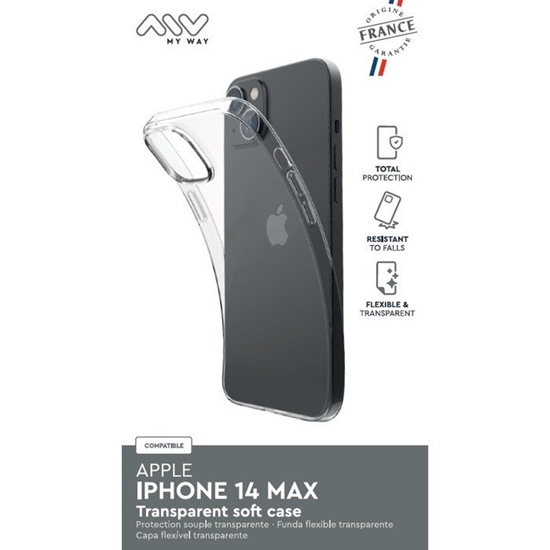 Изображение Apple iPhone 14 Plus France Soft Cover By My Way Transparent