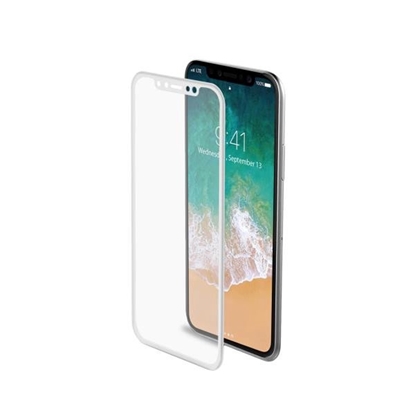 Picture of Apple iPhone X 3D screen GLASS by Celly White