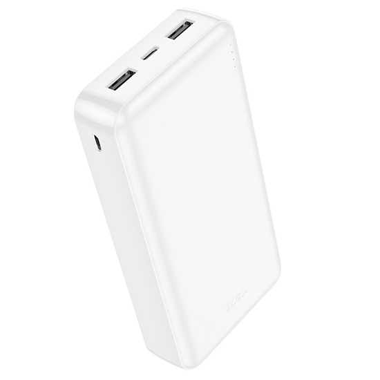 Изображение Powerbank Hoco Arejais-battery Power Bank Hoco J100A 2xUSB-A 20000mAh white