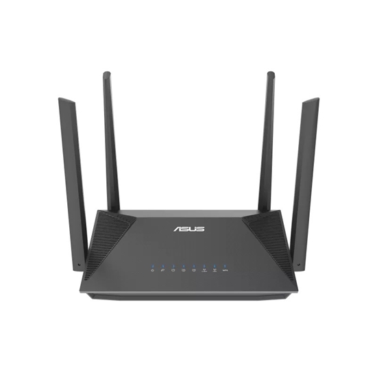 Picture of ASUS RT-AX52 AX1800 AiMesh wireless router Gigabit Ethernet Dual-band (2.4 GHz / 5 GHz) Black