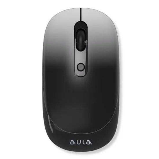 Изображение Aula AM207 2.4G Bezvadu pele ar 4 pogām (800-1900dpi) Black