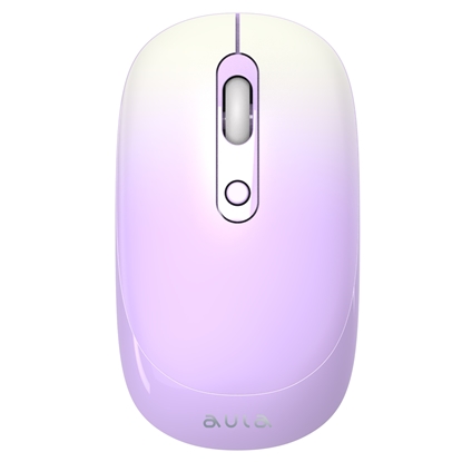 Изображение Aula AM207 2.4G Bezvadu pele ar 4 pogām (800-1900dpi) Purple