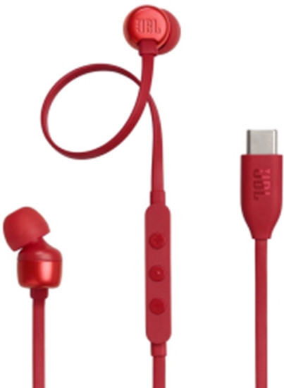 Picture of Austiņas JBL Tune 310C USB-C Red