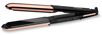 Attēls no BaByliss Straight & Curl Brilliance Curling iron Warm Black, Rose 3 m