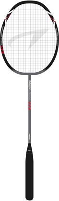 Attēls no Badmintono raketė Rally AVENTO 46BD Black/Grey