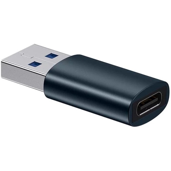 Изображение Baseus Ingenuity USB-A to USB-C adapter OTG (blue)