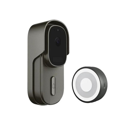 Attēls no Battery Doorbell WiFi | Outdoor Camera + Chime| 2MP | Tuya | Black