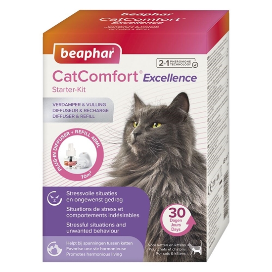 Picture of Beaphar CatComfort Excellence Calming Diffuser - diffuser with pheromones for cats - 48 ml