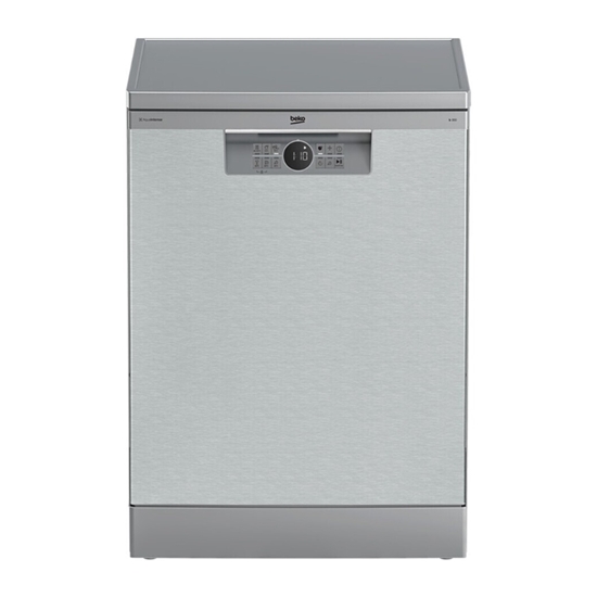 Изображение BEKO Freestanding Dishwasher BDFN26530X, Energy class D, Width 60 cm, SelfDry, 3rd drawer, Inox