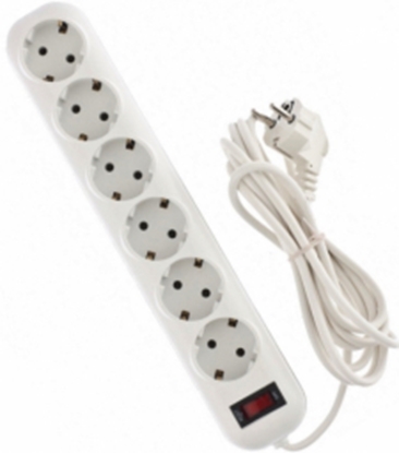 Picture of Bellight Extension Cord with 6 Sockets Outlet Earthed with Switch 1.5m