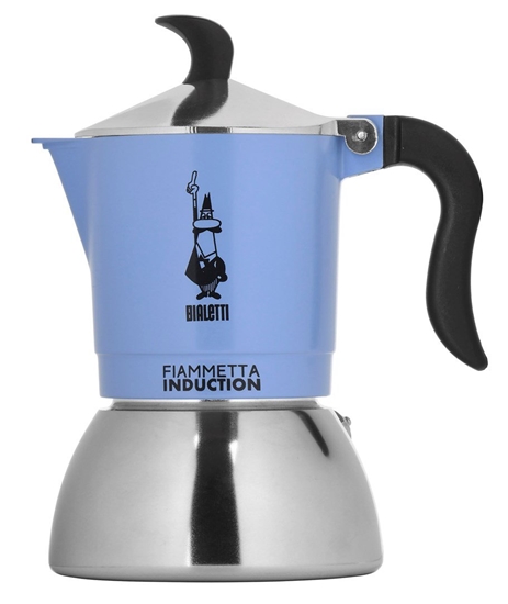 Изображение Kawiarka Bialetti Bialetti - Primavera - Fiammetta 4tz Błękitny