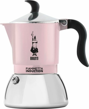 Изображение Bialetti 6586 Moka pot 0.15 L Black, Pink, Silver