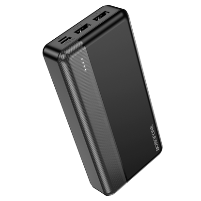 Attēls no Borofone Power Bank 20000mAh BJ24A - 2xUSB - black