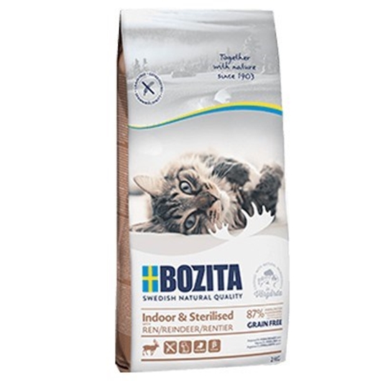 Изображение Bozita Indoor&Sterilised Grain free Reindeer 2 kg