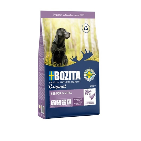 Picture of BOZITA Original Senior & Vital Chicken - dry dog food - 3kg