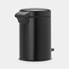 Picture of BRABANTIA atkritumu tvertne ar pedāli NewIcon, 3 l, Matt Black