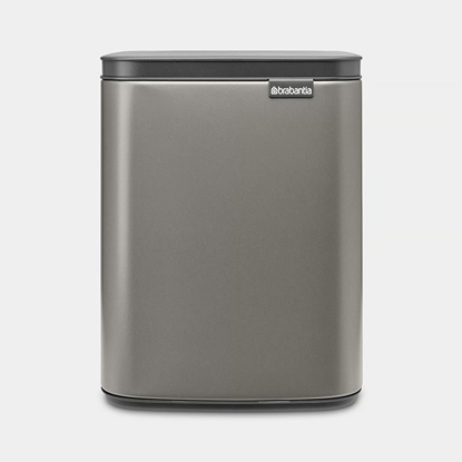 Изображение BRABANTIA atkritumu tvertne Bo, 7l, Platinum