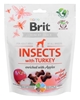 Picture of BRIT Crunchy Snack Insects with Turkey - dog treat - 200g