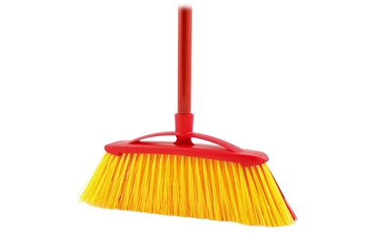 Picture of Broom VILEDA 2in1 Garden Outdoor (red/yellow)