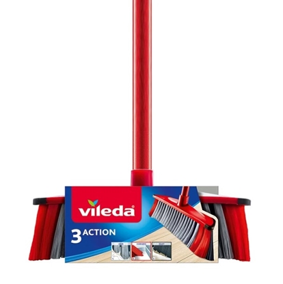 Picture of Broom Vileda 3 Action - 3in1 (red)