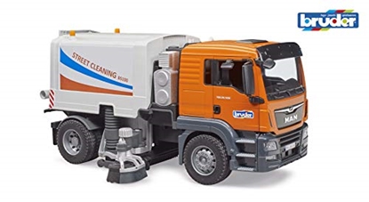 Picture of BRUDER MAN TGS truck street cleaning - 03780