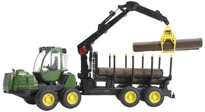 Picture of Bruder Professional Series John Deere 1210E Forwarder with 4 Trunks and Grab (02133)