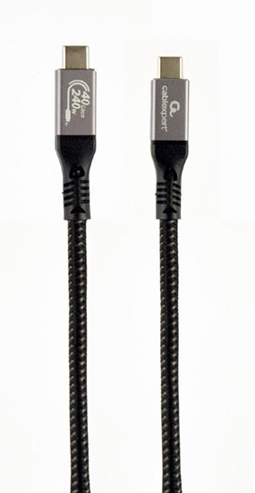 Picture of CABLE USB-C TO USB-C 1.5M/CCBP-USB4-CMCM240-1.5M GEMBIRD