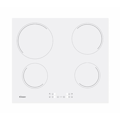 Attēls no Candy CH64CCW White Built-in Ceramic 4 zone(s)