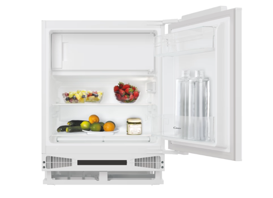 Picture of Candy Refrigerator | CM4SE68W | Energy efficiency class E | Built-in | Larder | Height 82.6 cm | Fridge net capacity 95 L | Freezer net capacity 16 L | 40 dB | White