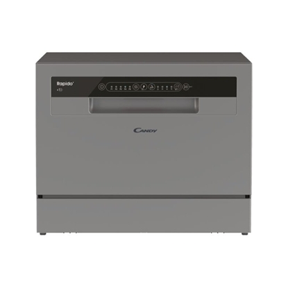 Attēls no CANDY Table Top Dishwasher CP 6E51LS, Width 55 cm, Energy class E, Silver