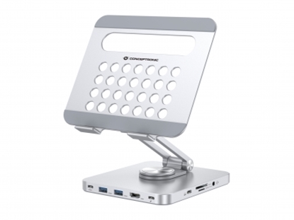 Picture of CONCEPTRONIC Tablet Halterung inkl 8-in-1 Docking Station si