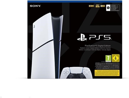 Изображение Console Sony PlayStation 5 Digital Slim Edition 1TB SSD Wi-Fi Black, White