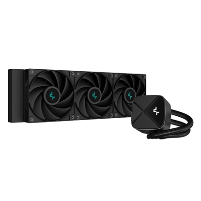 Изображение DeepCool LS720S Zero Dark Processor All-in-one liquid cooler 12 cm Black 1 pc(s)