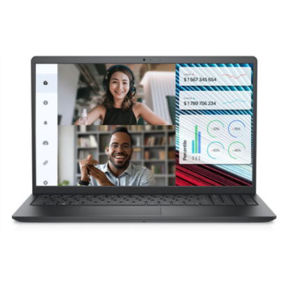 Изображение Dell Vostro 15 3520 | Black | 15.6 " | WVA | FHD | 1920 x 1080 pixels | Anti-glare | Intel Core i5 | i5-1235U | 16 GB | DDR4 | Solid-state drive capacity 512 GB | Intel Iris Xe Graphics | Windows 11 Pro | 802.11ac | Keyboard language English | Keyboard ba