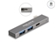 Изображение Delock 3 Port Slim USB Hub with USB Type-C™ to 1 x USB 5 Gbps USB Type-C™ + 2 x USB 5 Gbps Type-A