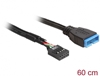 Picture of Delock Cable USB 2.0 pin header female > USB 3.0 pin header male 30 cm