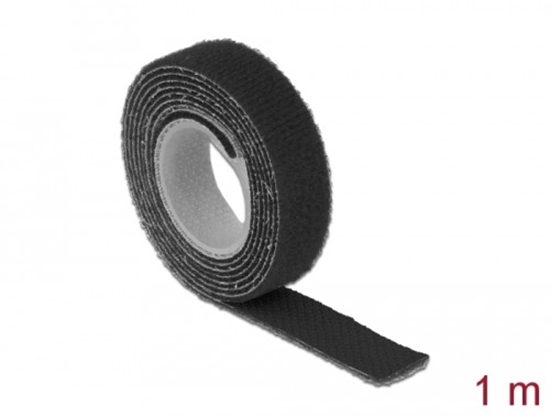 Picture of Delock Hook-and-loop tape on roll L 1 m x W 13 mm black